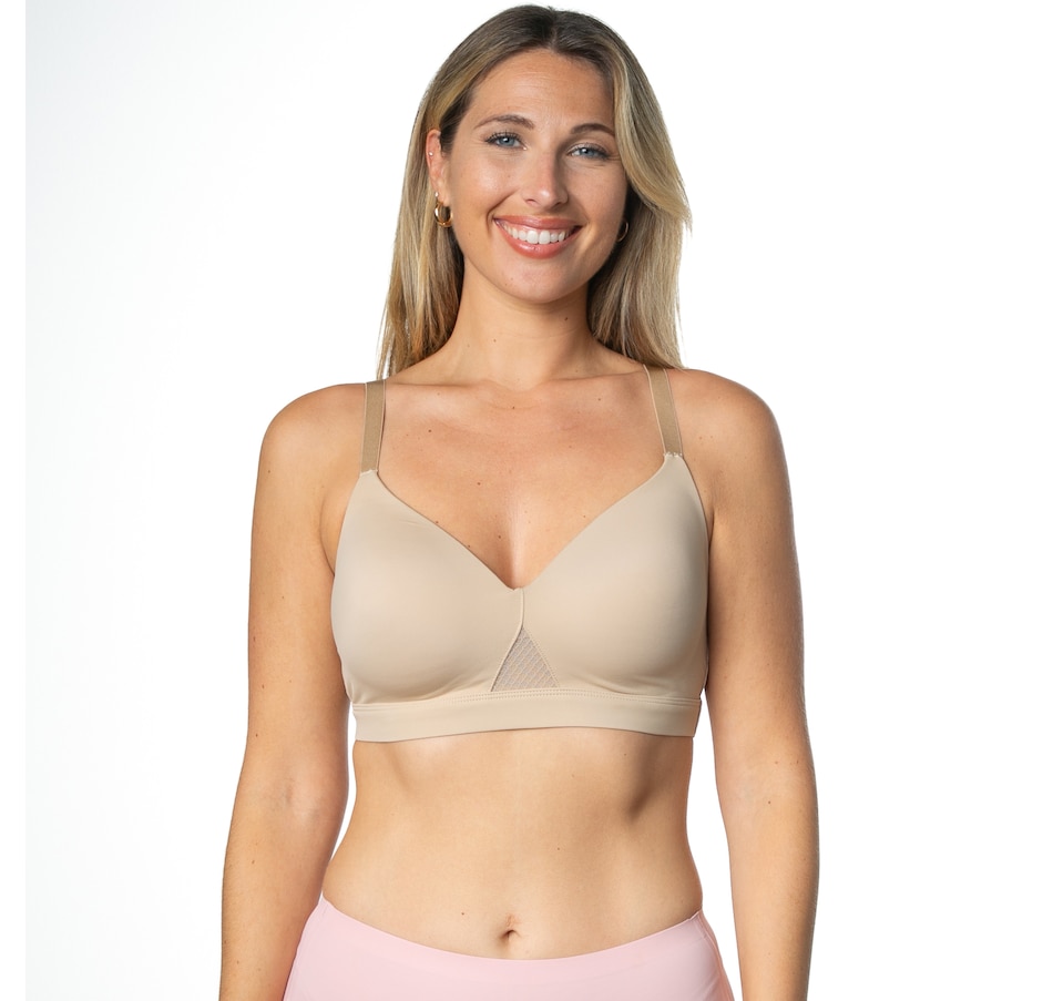 Clothing & Shoes - Socks & Underwear - Bras - Rhonda Shear Soft Cup Shear Sculpt  Bra With Mesh Insert (Two-Pack) - Online Shopping for Canadians