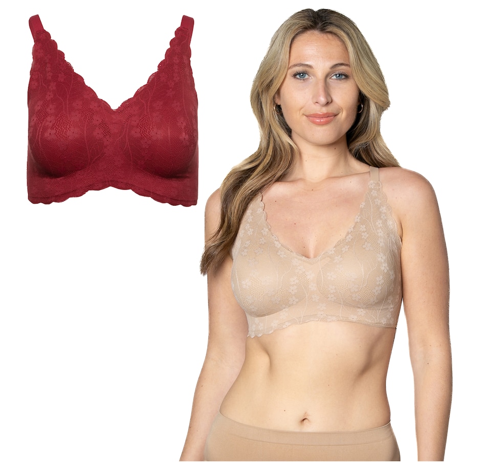 Image 241764_BGWNE.jpg, Product 241-764 / Price $24.33, Rhonda Shear Two-Pack Invisible Edge Shear Sculpt Bra from Rhonda Shear Shapewear on TSC.ca's Fashion department
