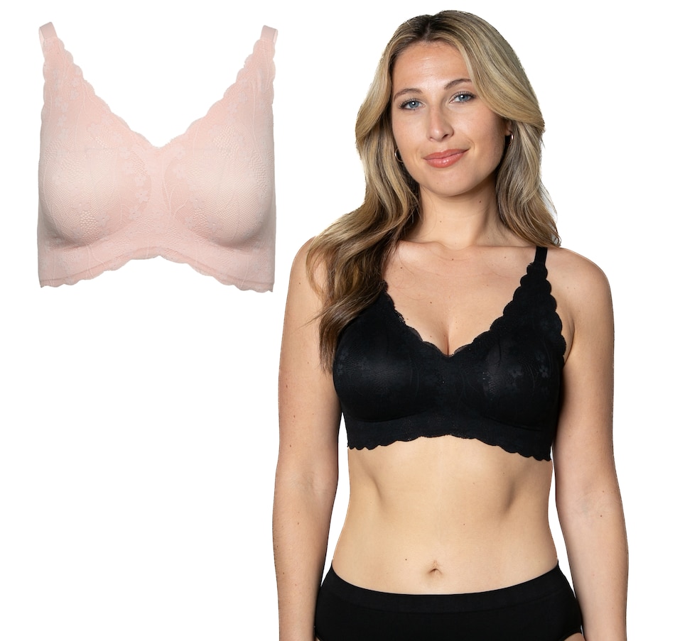Image 241764_BKBLH.jpg, Product 241-764 / Price $24.33, Rhonda Shear Two-Pack Invisible Edge Shear Sculpt Bra from Rhonda Shear Shapewear on TSC.ca's Fashion department