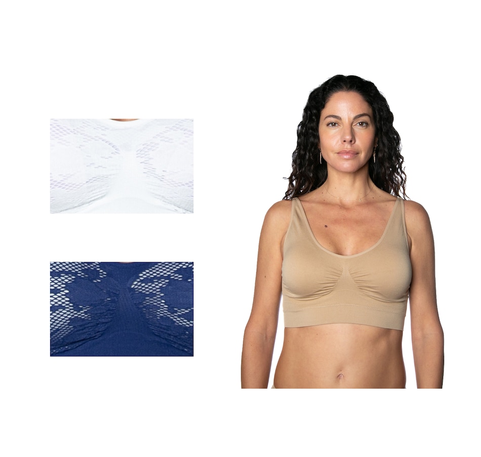 Clothing & Shoes - Socks & Underwear - Bras - Rhonda Shear Underwire Seamless  Ahh Bra (2-Pack) - Online Shopping for Canadians