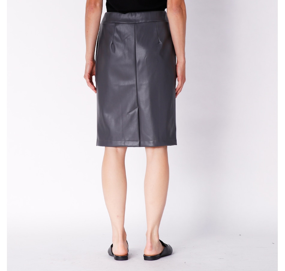 Image 241784_ALTMORE2.jpg, Product 241-784 / Price $19.33, Mr. Max Butter Soft Faux Leather Straight Pull-On Pencil Skirt from Mr. Max on TSC.ca's Fashion department