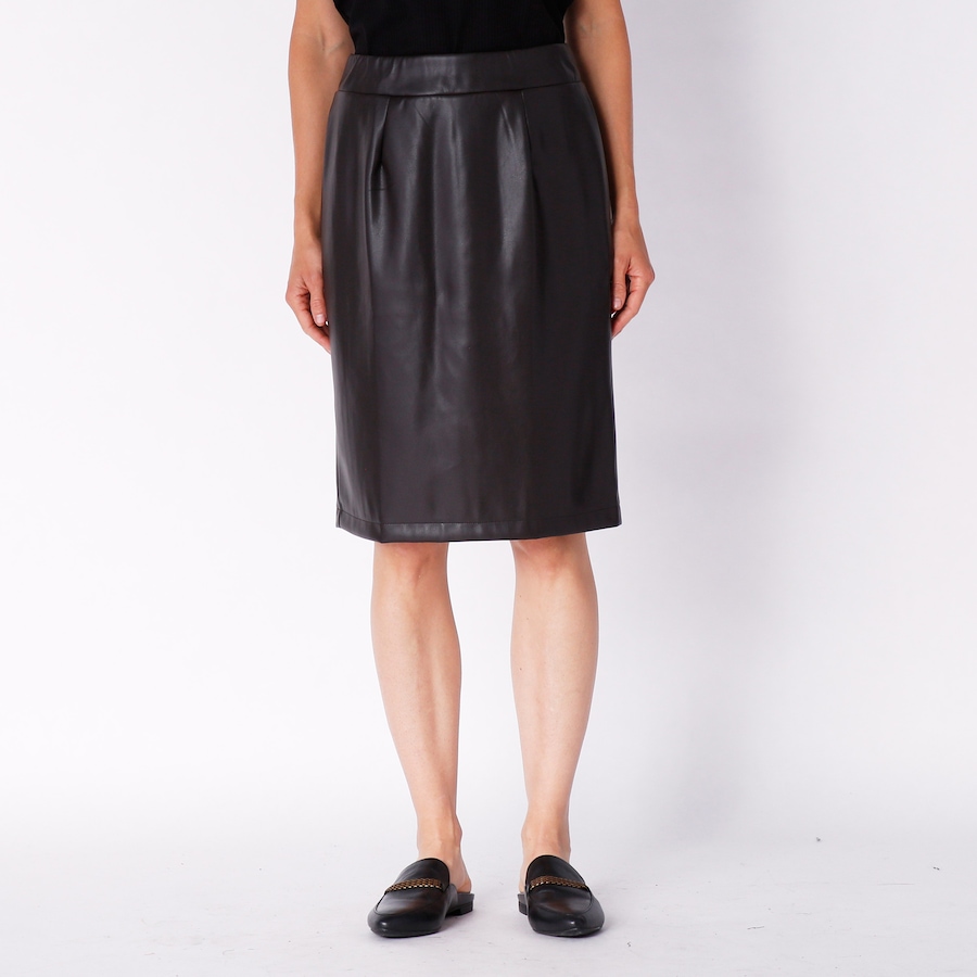 Image 241784_ESP.jpg, Product 241-784 / Price $19.33, Mr. Max Butter Soft Faux Leather Straight Pull-On Pencil Skirt from Mr. Max on TSC.ca's Fashion department