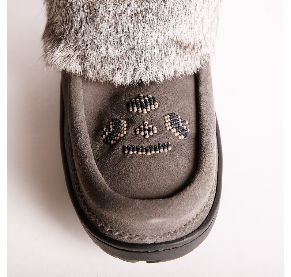 Image 241799_ALTMORE3.jpg, Product 241-799 / Price $250.00, Manitobah Arrow Snowy Owl Mukluk from Manitobah on TSC.ca's Clothing & Shoes department