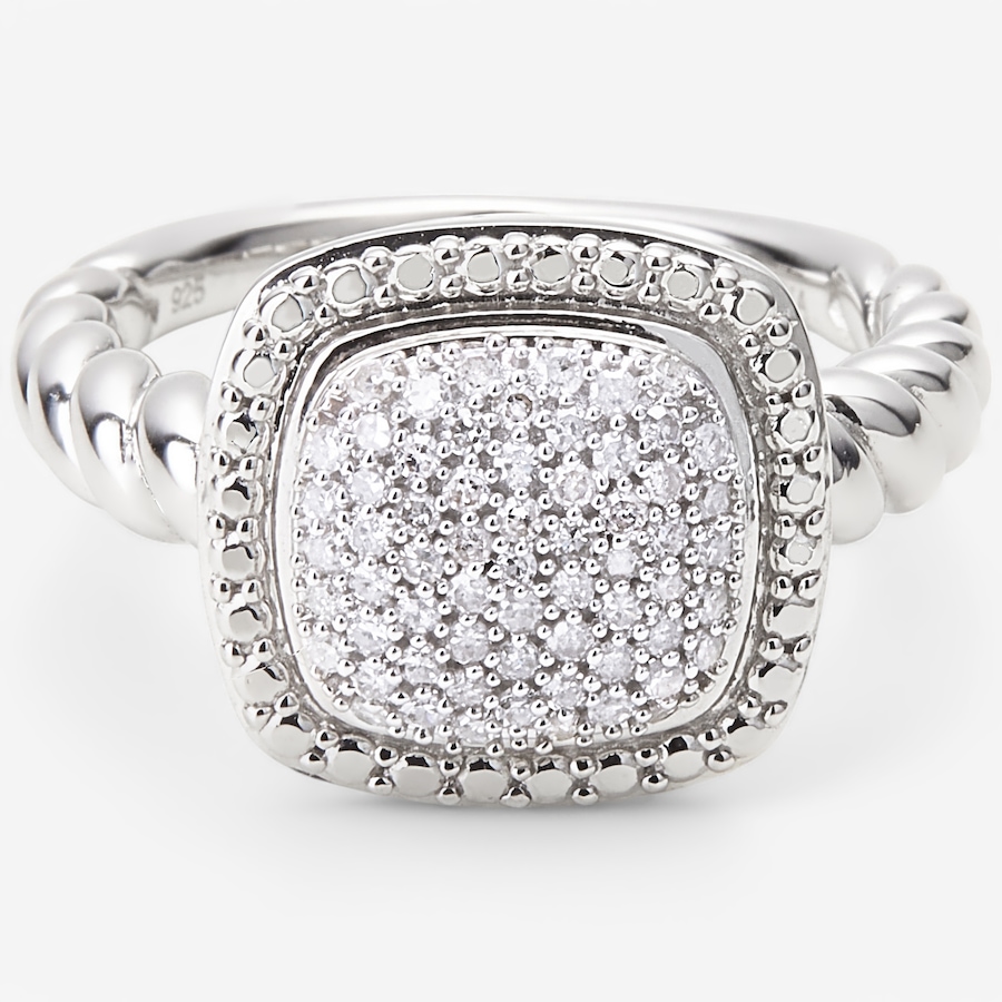 Image 241816_WHT.jpg, Product 241-816 / Price $349.99, Colours of Diamonds Sterling Silver 0.33 ctw Diamond Ring from Colours of Diamonds on TSC.ca's Jewellery department
