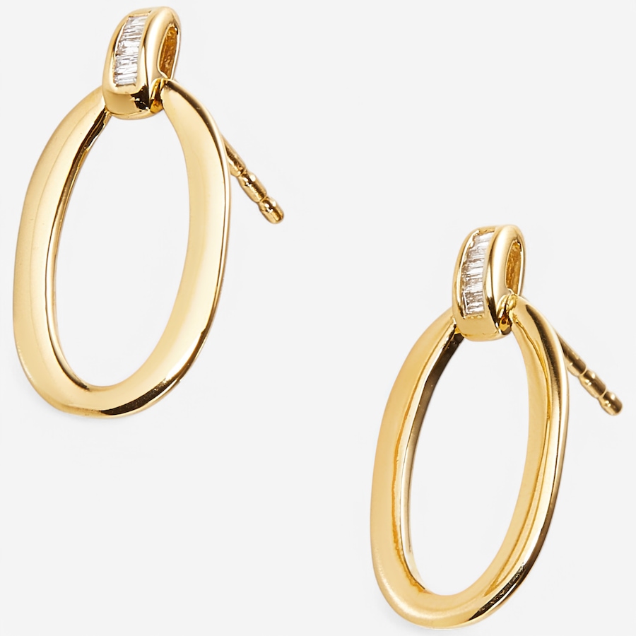 Image 241820.jpg, Product 241-820 / Price $169.99, Colours of Diamonds Sterling Silver 14K Yellow Gold Plate 0.05ctw Diamond Earrings from Colours of Diamonds on TSC.ca's Jewellery department