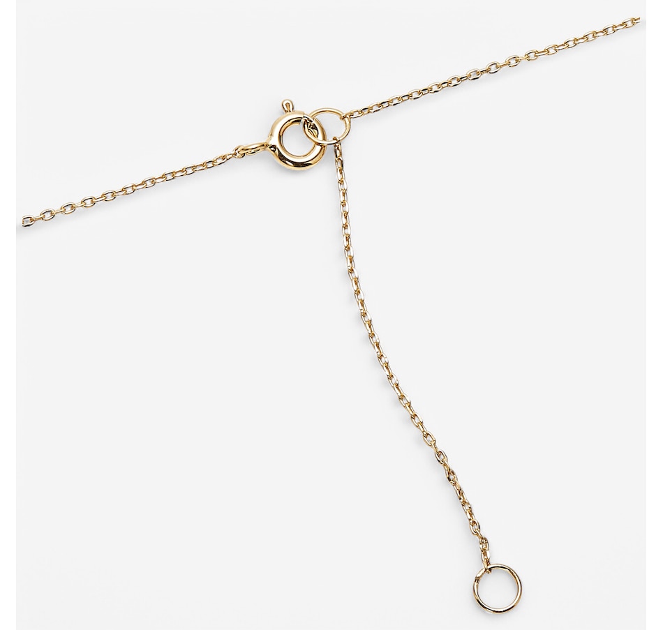 Image 241821_ALTMORE1.jpg, Product 241-821 / Price $149.99, Colours of Diamonds Sterling Silver 14K Yellow Gold Plate 0.05 ctw Diamond Pendant with Chain from Colours of Diamonds on TSC.ca's Jewellery department