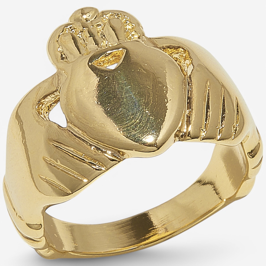 Image 241831.jpg, Product 241-831 / Price $29.33, Bronzoro Yellow Gold Claddaugh Ring from Bronzoro on TSC.ca's Jewellery department