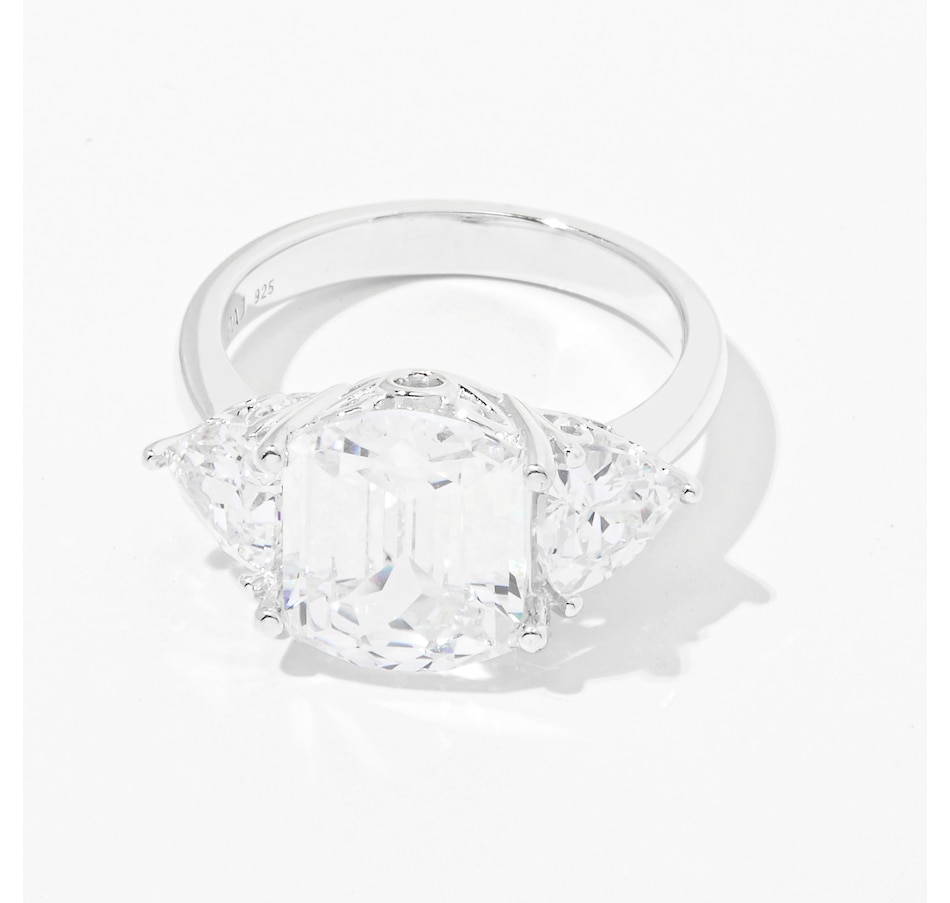 Image 241855_RHOP.jpg, Product 241-855 / Price $99.99, Diamonelle Sterling Silver Diamonelle 3 Stone Ring from Diamonelle on TSC.ca's Jewellery department