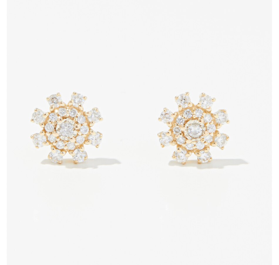 Image 241865_YGL.jpg, Product 241-865 / Price $699.88, Graziela Gems 14K Gold Diamond Stud Earrings from Graziela Gems on TSC.ca's Jewellery department