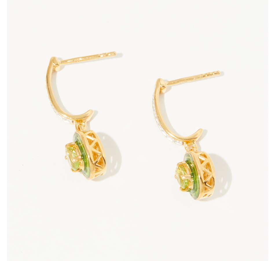 Jewellery - Earrings - Gem Reflections Sterling Silver and 14K Yellow ...