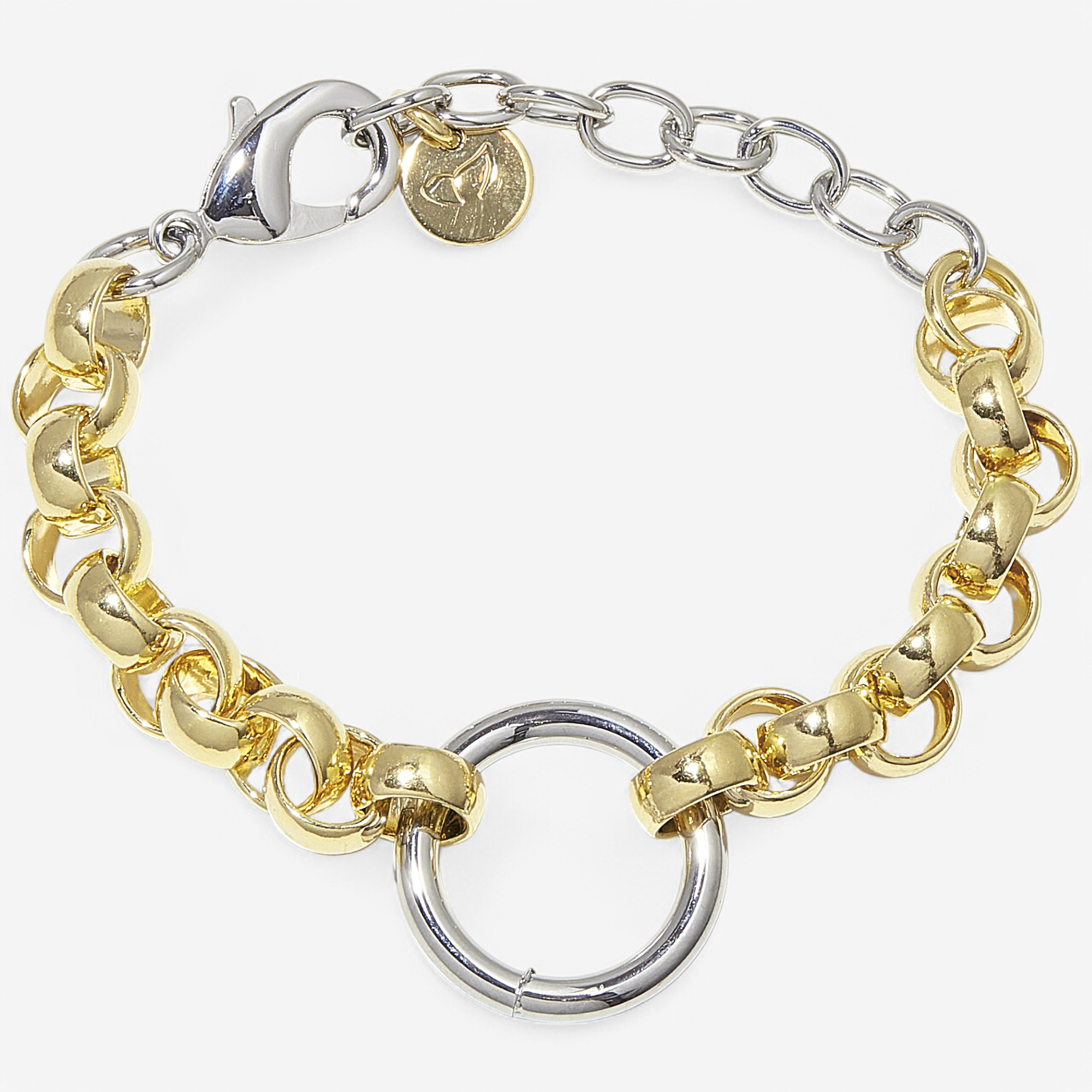 Bronzoro Two-Tone Rolo Link Bracelet - TSC.ca