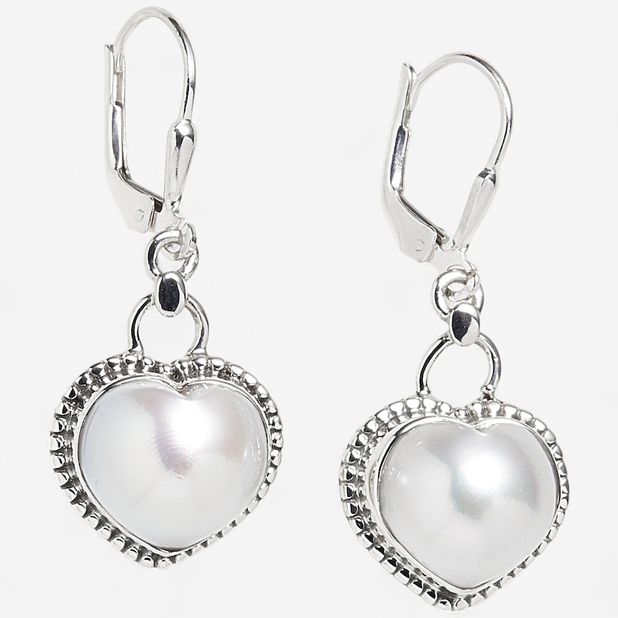 Image 241986_WPR.jpg, Product 241-986 / Price $159.99, Himalayan Gems Sterling Silver Gemstone Heart Leverback Earrings from Himalayan Gems on TSC.ca's Jewellery department