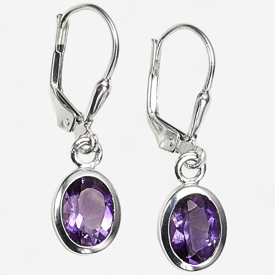Image 241987_AMY.jpg, Product 241-987 / Price $59.88, Himalayan Gems Sterling Silver Gemstone Leverback Earrings from Himalayan Gems on TSC.ca's Jewellery department