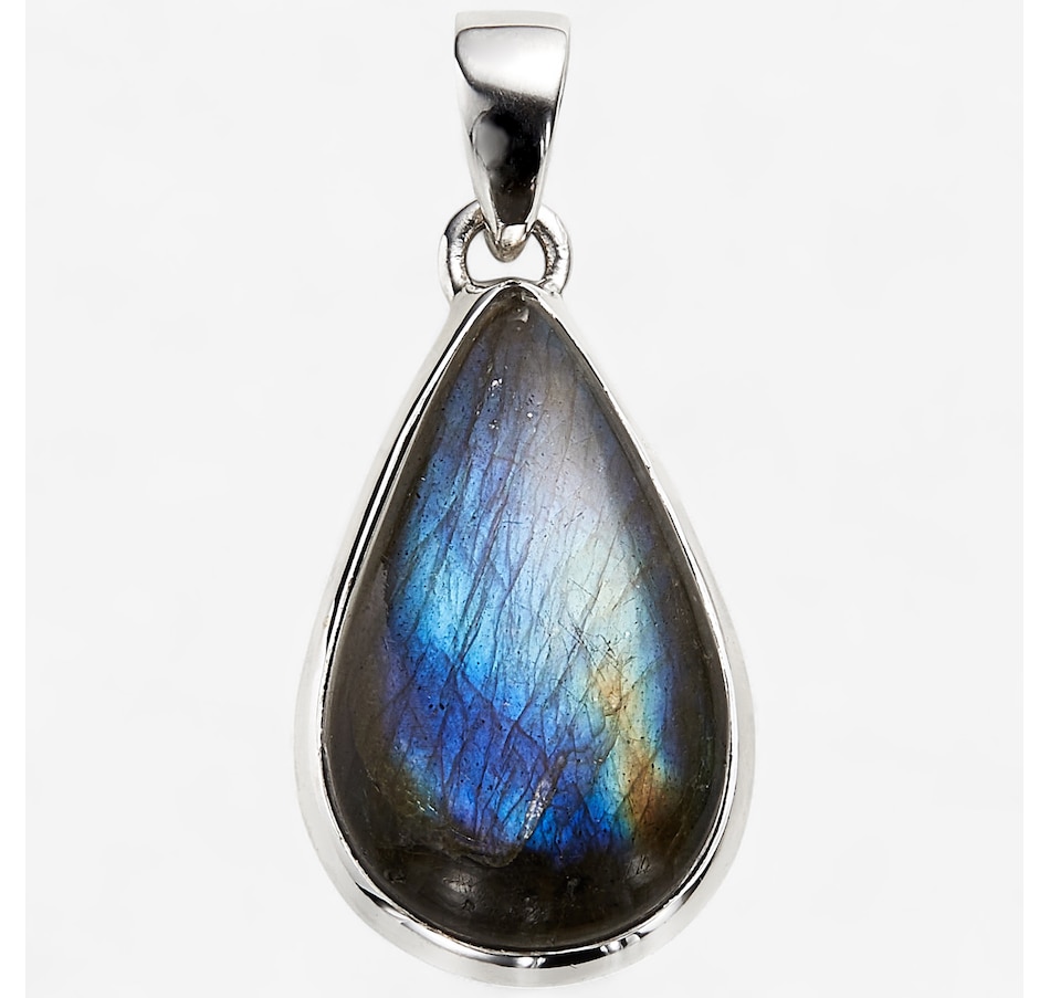 Image 241990.jpg, Product 241-990 / Price $119.99, Himalayan Gems Sterling Silver Limited Edition Labradorite Teardrop Pendant from Himalayan Gems on TSC.ca's Jewellery department