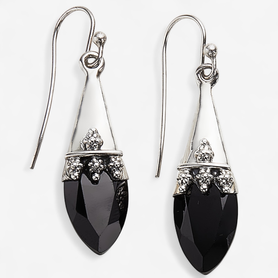 Image 241992_BSPIL.jpg, Product 241-992 / Price $59.88, Himalayan Gems Sterling Silver Gemstone Fish Hook Earrings from Himalayan Gems on TSC.ca's Jewellery department