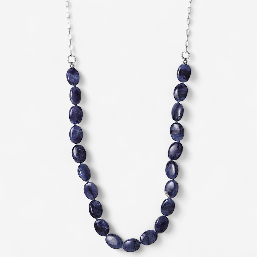 Image 241997.jpg, Product 241-997 / Price $129.88, Himalayan Gems Sterling Silver Sodalite Necklace from Himalayan Gems on TSC.ca's Jewellery department