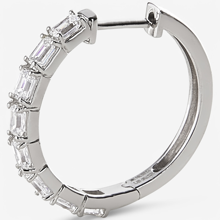 Image 242023_ALTMORE1.jpg, Product 242-023 / Price $1,699.99, EVERA Diamonds 14K Gold 1.60ctw Shaped Diamond Hoop Earrings from Evera Diamonds on TSC.ca's Jewellery department