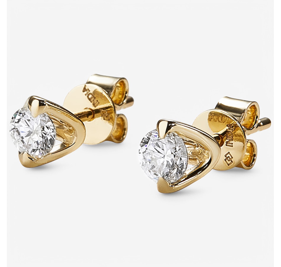 Image 242027_ALTMORE1.jpg, Product 242-027 / Price $999.99, 14K Gold 0.50 av. ctw Diamond Stud Earrings from The Vault on TSC.ca's Jewellery department