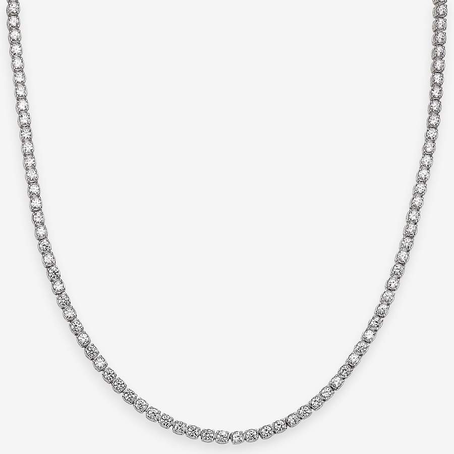 Image 242060_ALTMORE1.jpg, Product 242-060 / Price $369.99, Diamonelle Sterling Silver Rhodium Plate Round Diamonelle Tennis Necklace from Diamonelle on TSC.ca's Jewellery department