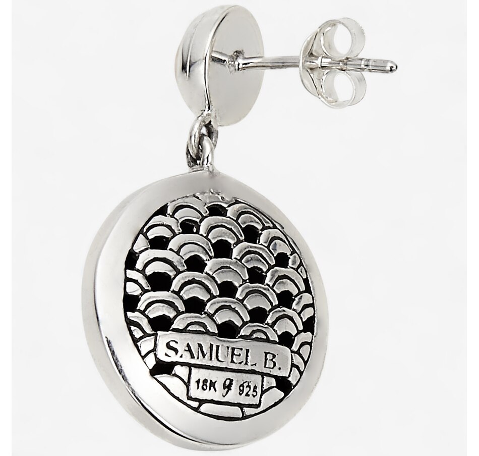 Image 242078_ALTMORE1.jpg, Product 242-078 / Price $329.99, Samuel B. Collection Sterling Silver/18K Balinese Design With Abalone Earrings from Samuel B. Collection on TSC.ca's Jewellery department