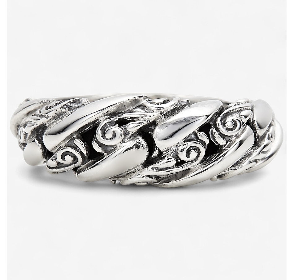 Image 242081.jpg, Product 242-081 / Price $89.99, Samuel B. Collection Sterling Silver Interlocking Link Ring from Samuel B. Collection on TSC.ca's Jewellery department