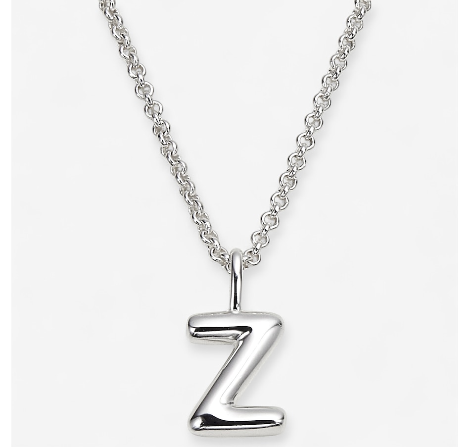Image 242090_Z.jpg, Product 242-090 / Price $99.99, Silver Gallery Sterling Silver Intial Pendant With 18" Chain from Silver Gallery on TSC.ca's Jewellery department