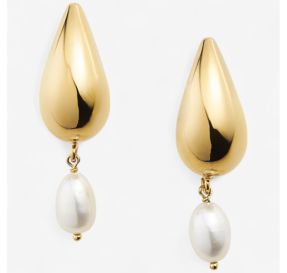 Image 242092_ALTMORE1.jpg, Product 242-092 / Price $139.99, Silver Gallery Sterling Silver Teardrop Post Earring With Pearl Drop from Silver Gallery on TSC.ca's Jewellery department