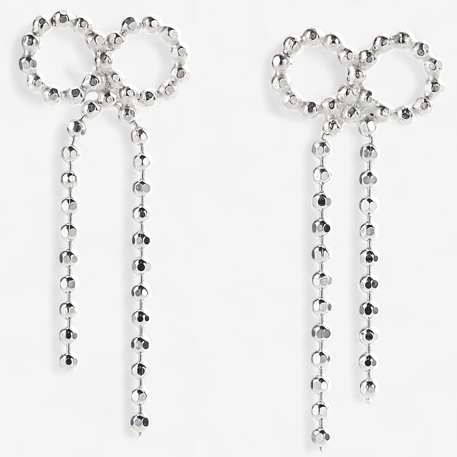 Image 242096_SIL.jpg, Product 242-096 / Price $59.99, Silver Gallery Sterling Silver Bow Sparkle Earrings from Silver Gallery on TSC.ca's Jewellery department