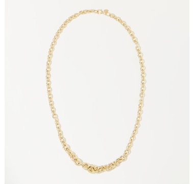 Stefano Oro 14K Yellow Gold Bottega Rolo Necklace