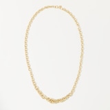 Stefano Oro 14K Yellow Gold Bottega Rolo Necklace