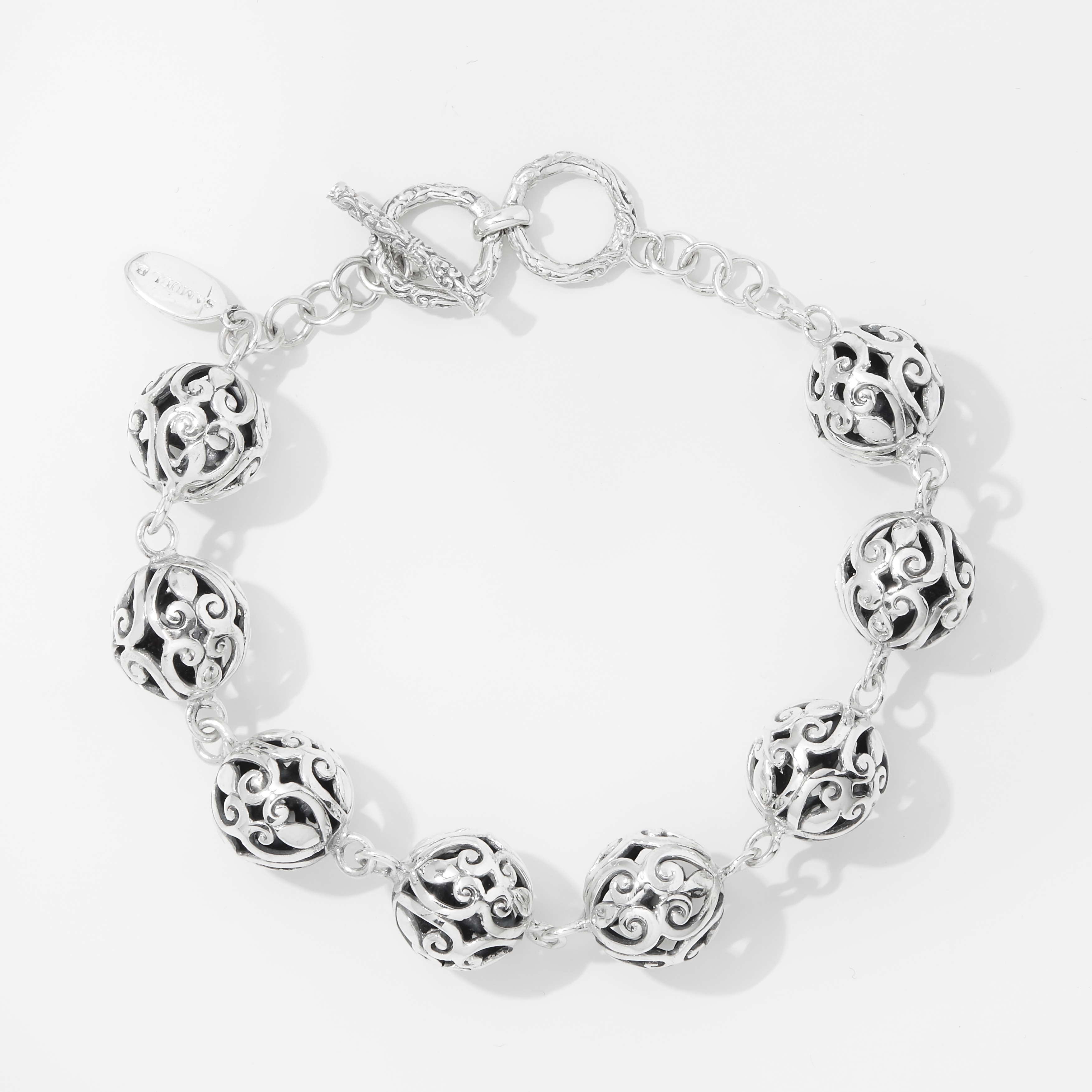 Jewellery - Bracelets - Samuel B. Collection Sterling Silver Filigree ...