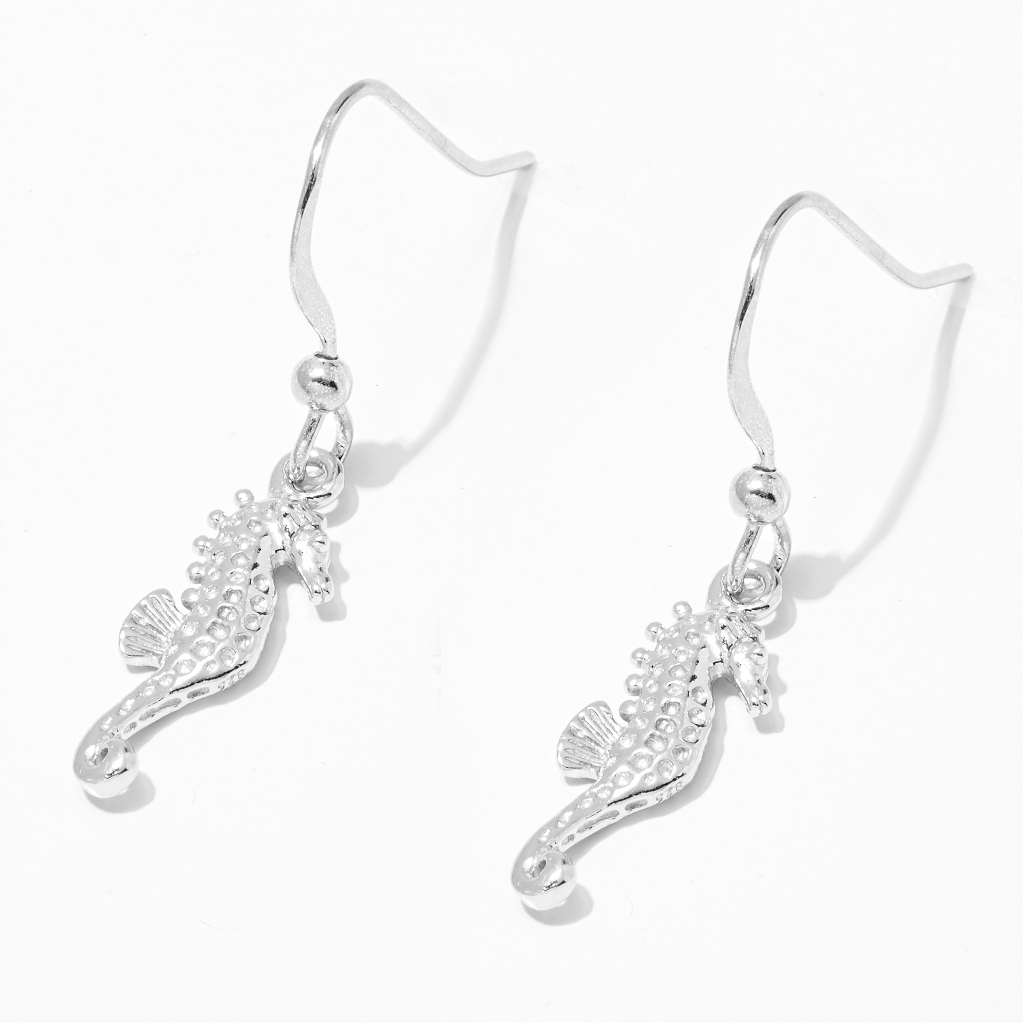 Seahorse deals earrings silver