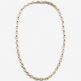 Stefano Oro 14K Yellow Gold Ponte Vecchio Rolo Necklace