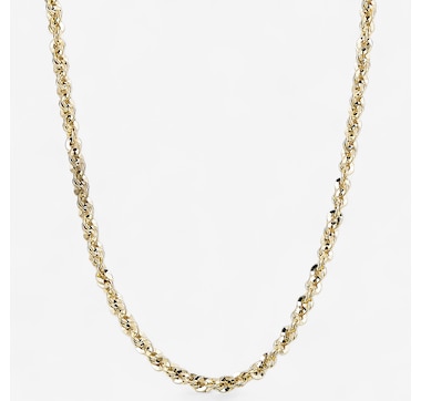 Stefano Oro 14K Yellow Gold Mega Spirali Rope Necklace