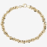 Stefano Oro 14K Yellow Gold Mega Spirali Rope Bracelet