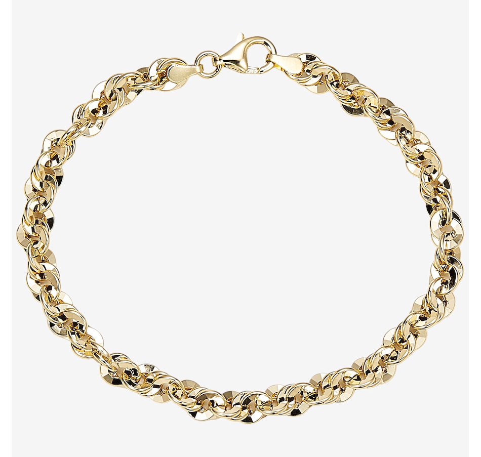 Image 242257.jpg, Product 242-257 / Price $749.99, Stefano Oro 14K Yellow Gold Mega Spirali Rope Bracelet from Stefano Oro on TSC.ca's Jewellery department