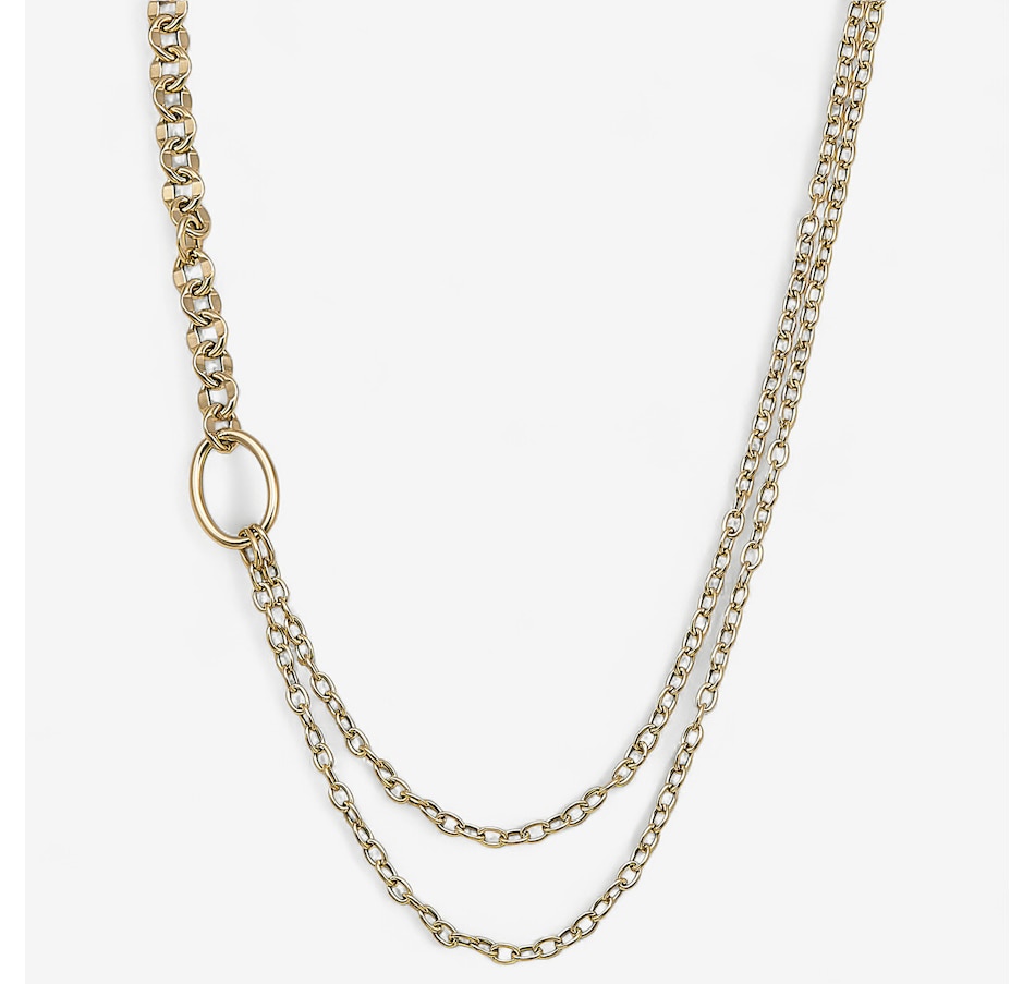 Image 242266.jpg, Product 242-266 / Price $1,299.99, Stefano Oro 14K Yellow Gold Doppio Abbraccio Link Necklace from Stefano Oro on TSC.ca's Jewellery department