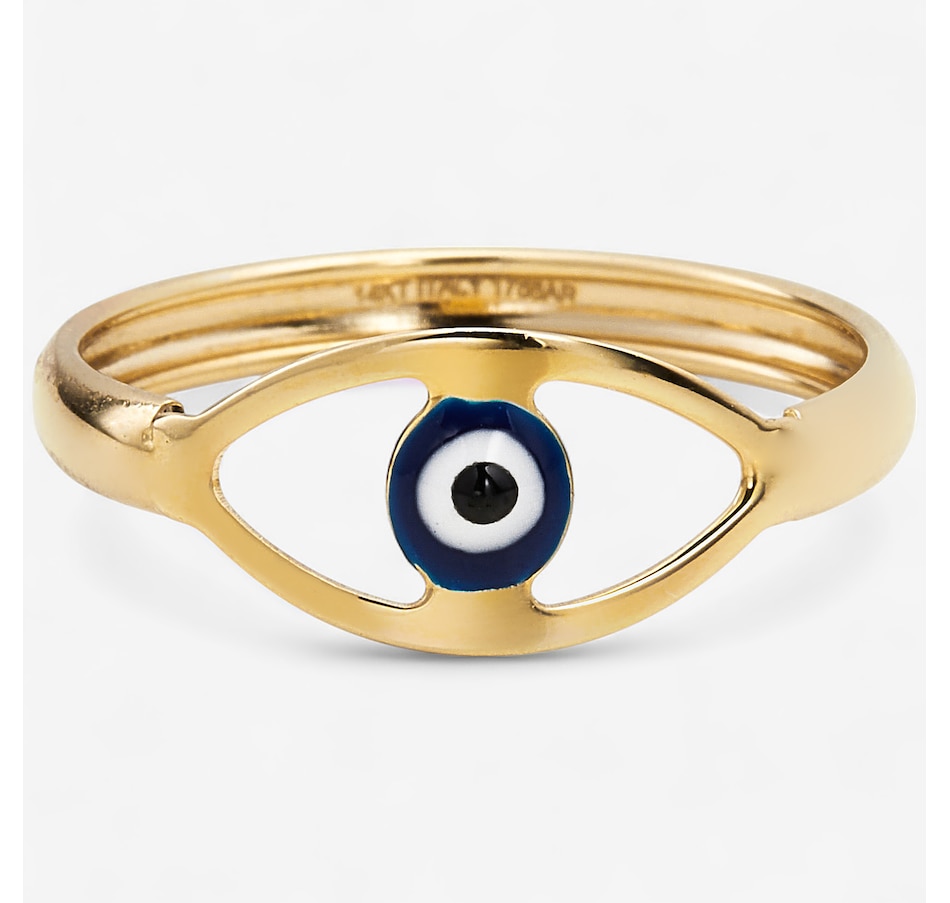 Image 242267.jpg, Product 242-267 / Price $239.99, Stefano Oro 14K Yellow Gold Evil Eye Enamel Ring from Stefano Oro on TSC.ca's Jewellery department