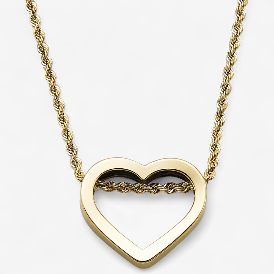 Image 242273.jpg, Product 242-273 / Price $499.99, Stefano Oro 14K Yellow Gold Heart Cut Out Necklace from Stefano Oro on TSC.ca's Jewellery department