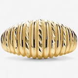 Stefano Oro 14K Yellow Gold Dama Domed Ring
