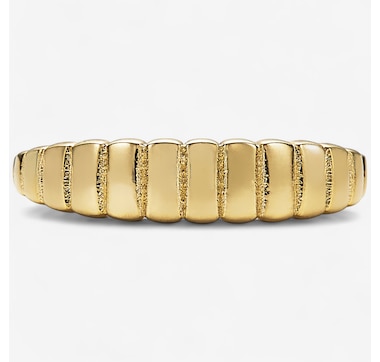 Stefano Oro 14K Yellow Gold Abbracci Mirror Ring