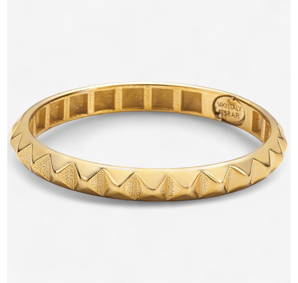 Image 242283_ALTMORE1.jpg, Product 242-283 / Price $279.99, Stefano Oro 14K Yellow Gold Piramide Ring from Stefano Oro on TSC.ca's Jewellery department
