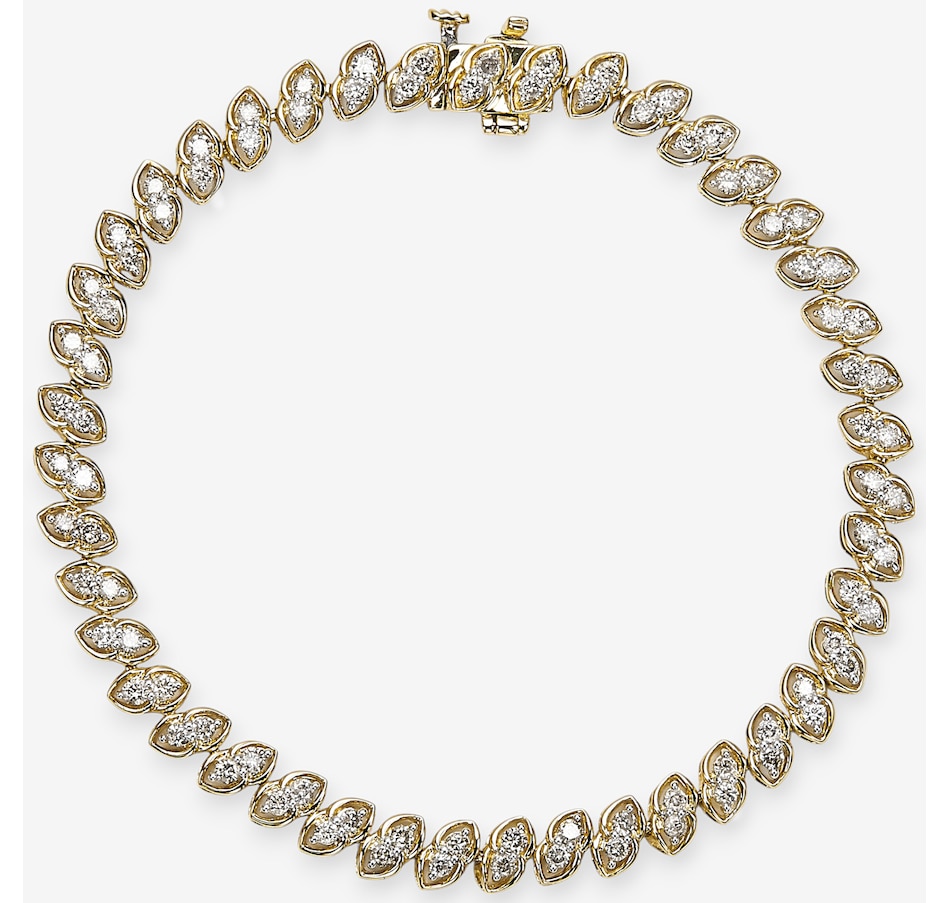 Image 242288.jpg, Product 242-288 / Price $1,499.99, 10K Yellow Gold 2.00 ctw Diamond Bracelet from The Vault on TSC.ca's Jewellery department