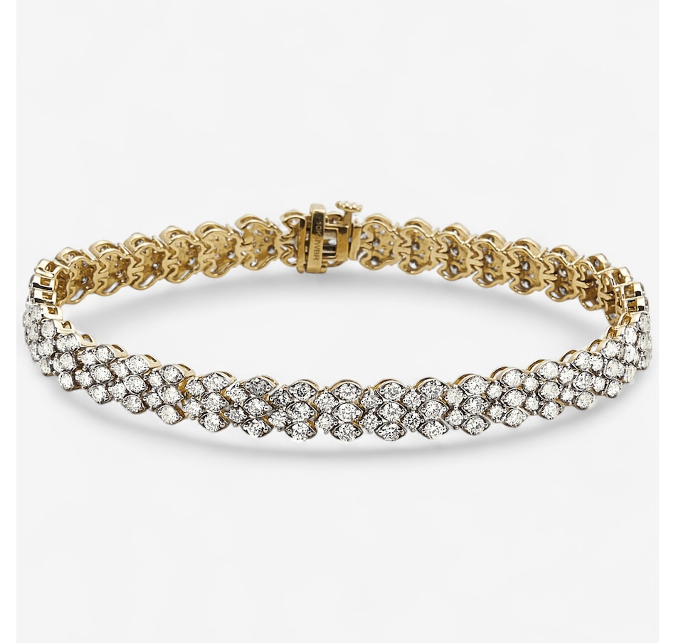 10K Yellow Gold 6.00 ctw Diamond Bracelet