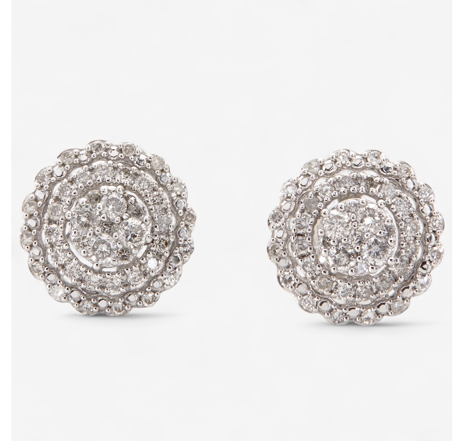 Image 242300.jpg, Product 242-300 / Price $499.99, 10K White Gold 0.45ctw Diamond Stud Earrings from Diamond Show on TSC.ca's Jewellery department