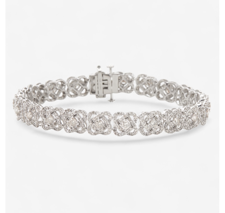 Image 242304.jpg, Product 242-304 / Price $3,399.99, 10K White Gold 5.00ctw Diamond Bracelet from Diamond Show on TSC.ca's Jewellery department