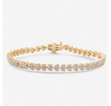  10K Yellow Gold 3.00ctw Diamond Bracelet