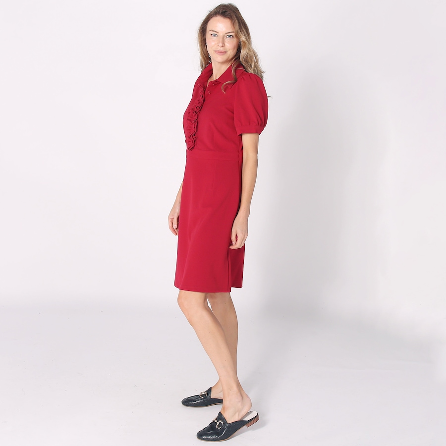 Image 242397_ALTMORE1.jpg, Product 242-397 / Price $39.33, Isaac Mizrahi Ruffled Fit and Flare Dress from Isaac Mizrahi New York on TSC.ca's Fashion department