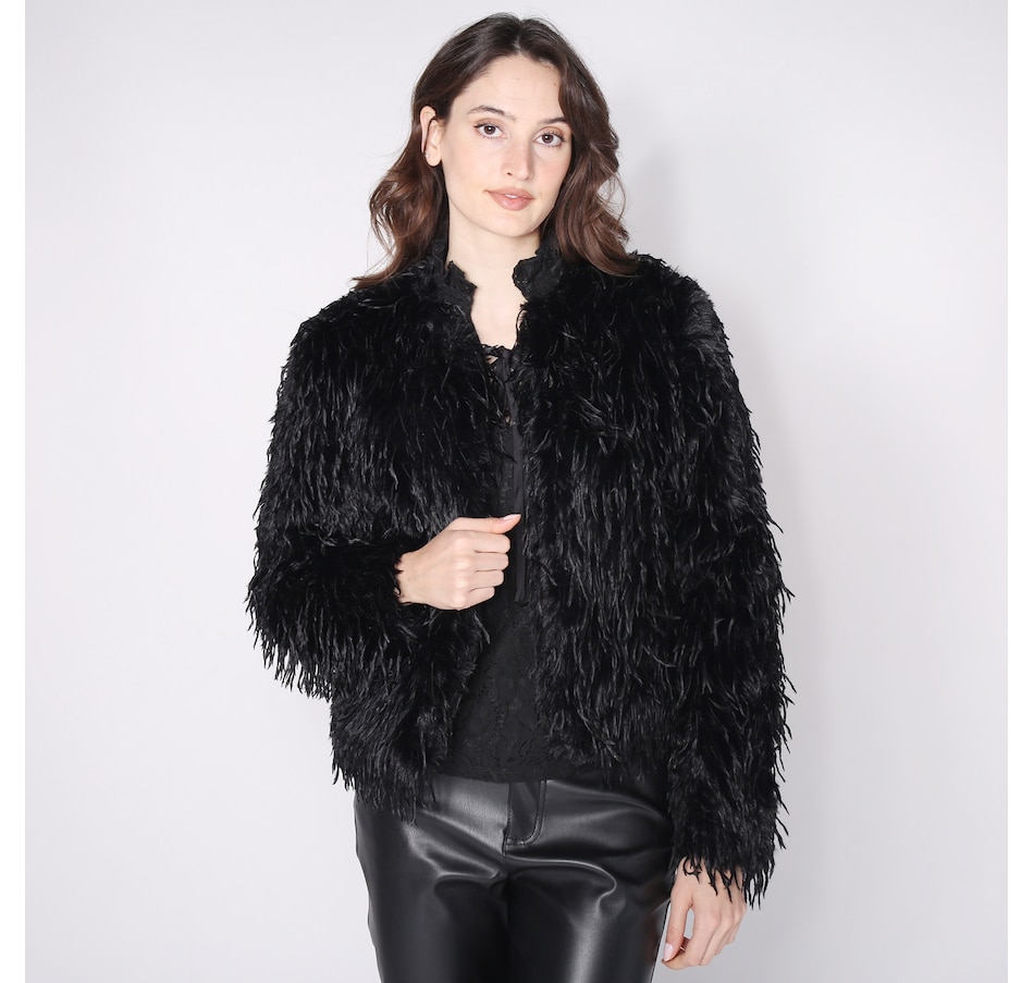 Image 242402_OBS.jpg, Product 242-402 / Price $71.33, Parker & Rowe Cropped Faux Fur Jacket from Parker & Rowe on TSC.ca's Fashion department