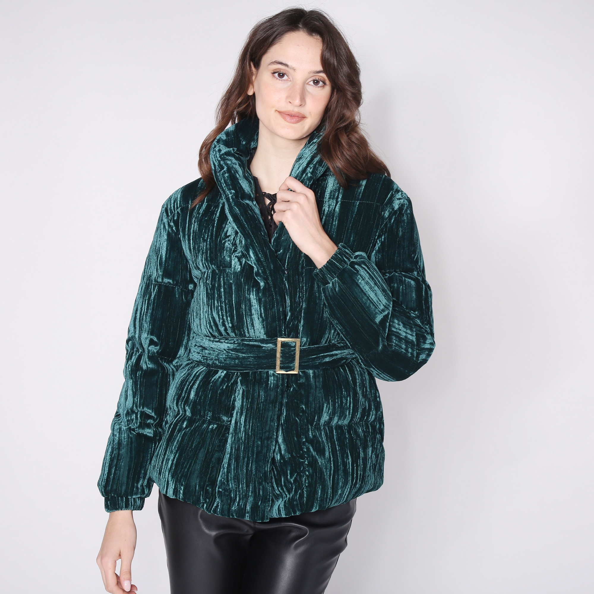 Parker & Rowe Quilted Velvet Short Puffer - TSC.ca